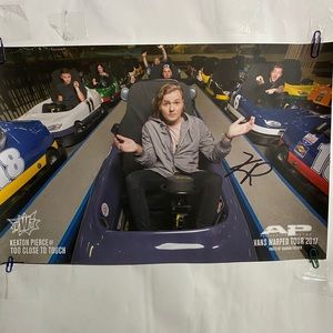 Warped Tour Too Close To Touch signed poster